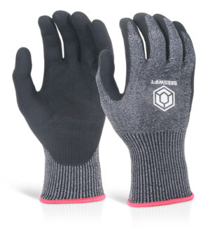 Beeswift Micro Foam Nitrile Cut D Glove