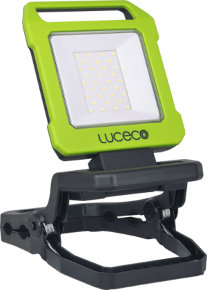 Luceco Rechargeable Folding Clamp Work Light With Power Bank / USB Charged
