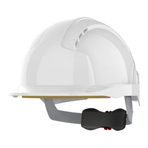 JSP EVOLite Safety Helmet Wheel Ratchet Vented White