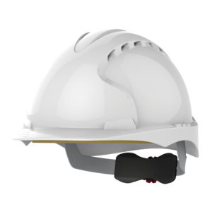 JSP EVO3 Safety Helmet Wheel Ratchet Vented White