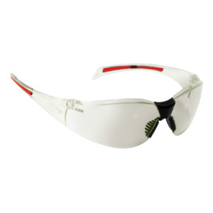 JSP Stealth 8000 Indoor/Outdoor Safety Specs Clear/Red